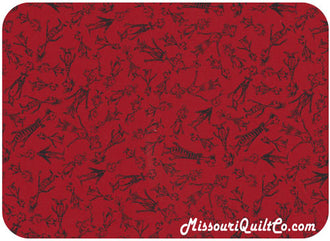 How The Grinch Stole Christmas Red Yardage