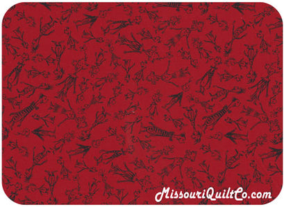 How The Grinch Stole Christmas Red Yardage