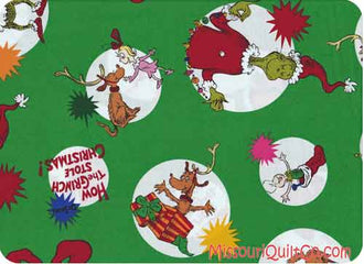 How The Grinch Stole Christmas - Holiday Yardage