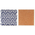 Indigo Patterns Coaster - Geometric