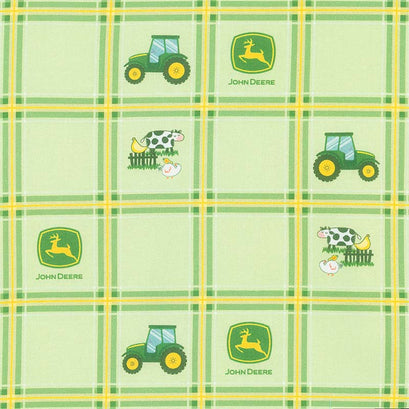 John Deere - Tractor Plaid Yardage