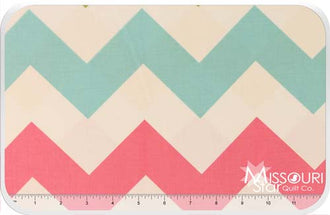 Large Cotton Chevrons - Girl Yardage