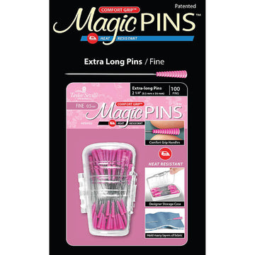 Magic Pins™ Extra Long Fine Pins - 100 count