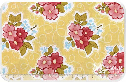 Marguerite - Floral Yellow Yardage