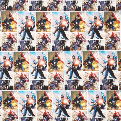 Marvel - Avengers Captain America Multi Digitally Printed Yardage