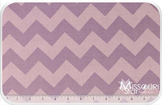 Medium Cotton Chevrons - Tone on Tone Lavendar Yardage