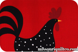 Metro Market - Red Chicken Yardage
