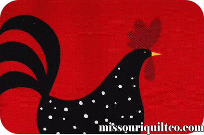 Metro Market - Red Chicken Yardage