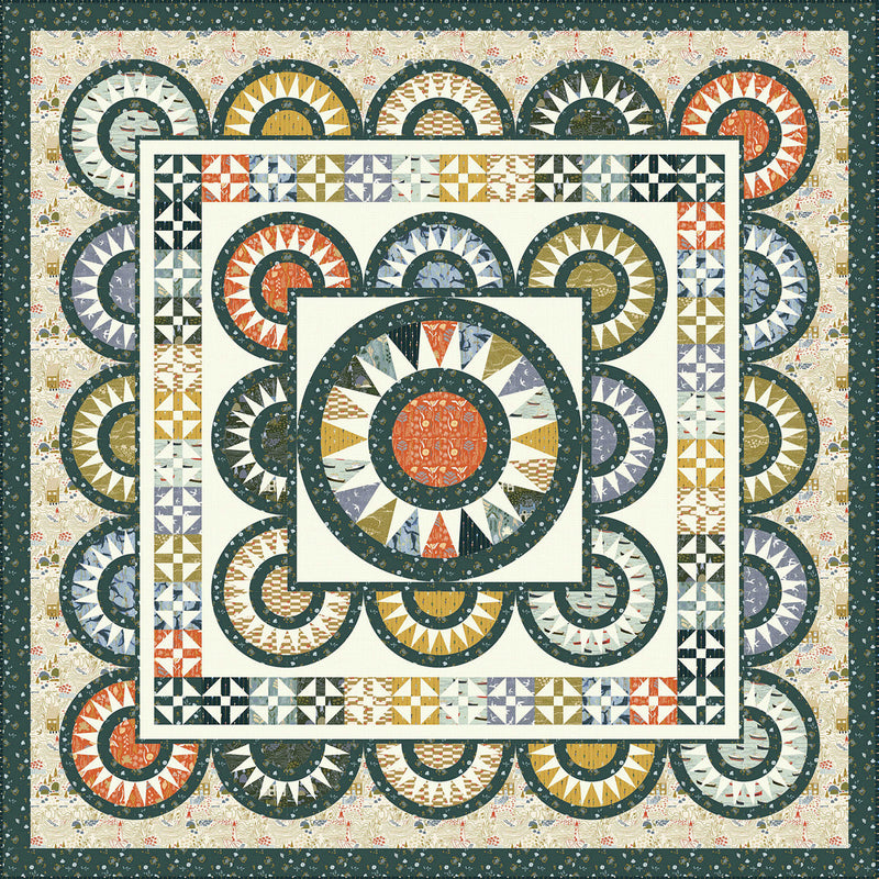 Mountain Sunrise Free Quilt Pattern by Wendy Sheppard