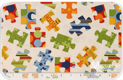Pieces of Hope - Main White Yardage