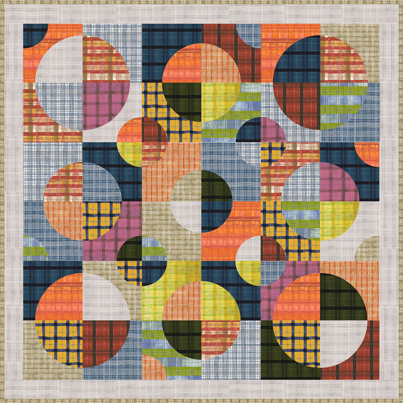 Plaid in Motion Free Quilt Pattern by Heidi Pridemore