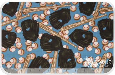 Play Ball - Blue Yardage