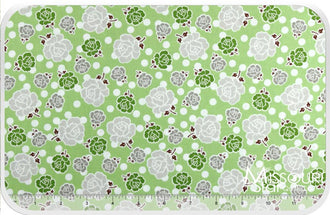 Polka Dot Stitches - Main Green Yardage
