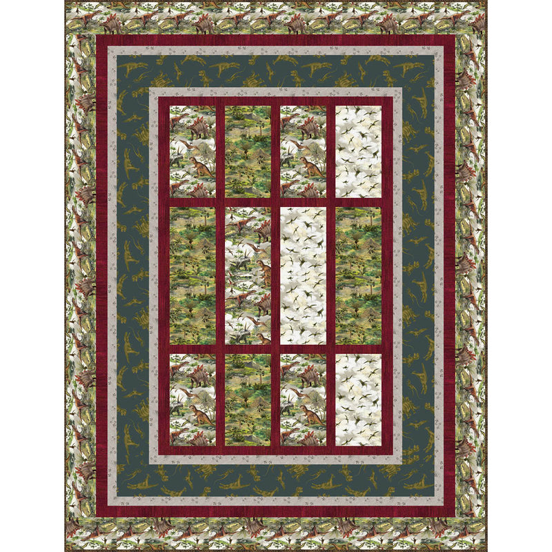 Quiltasaurus Rex Free Quilt Pattern by Wendy Sheppard