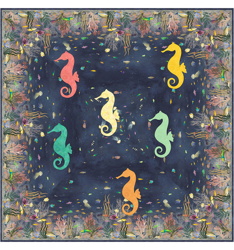 Rainbow Reef Free Quilt Pattern by Lisa Swenson Ruble