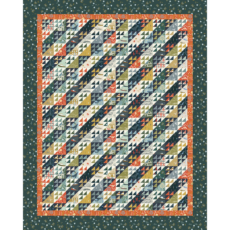 Rocky Coast Wholecloth Free Quilt Pattern by Windham Fabrics