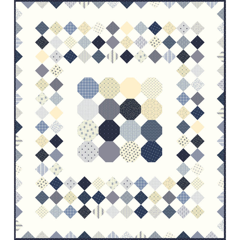 Snowball Court Free Quilt Pattern by Susan McDermott