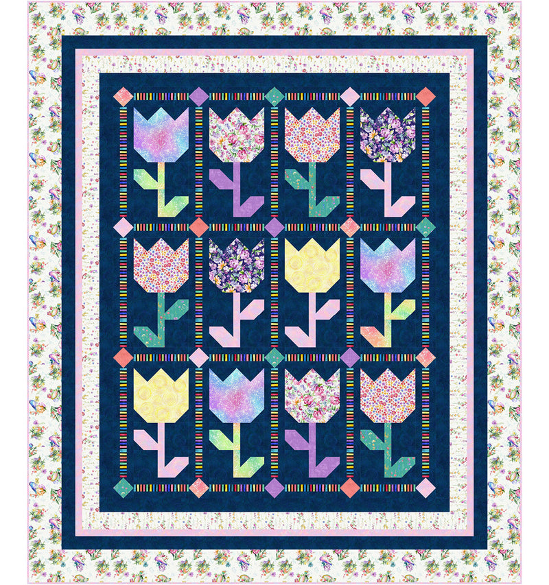 Springtime Stroll Free Quilt Pattern by Wendy Sheppard