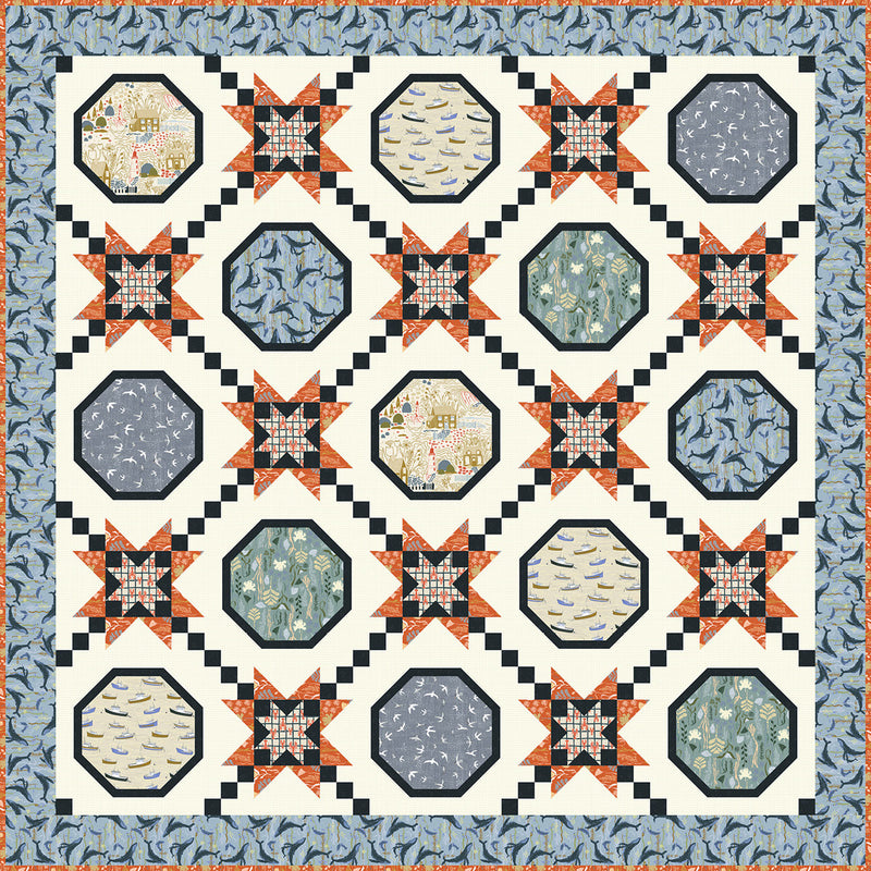 Starboard Free Quilt Pattern by Natalie Crabtree