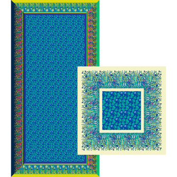 Sunshine Tablecloth & Topper Free Pattern by Lisa Swenson Ruble