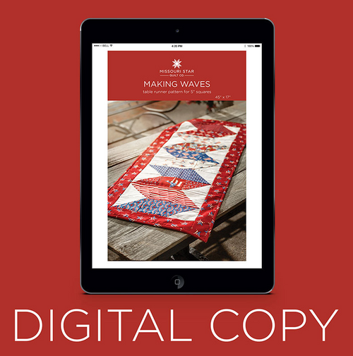 Making Waves Table Runner Pattern by Missouri Star