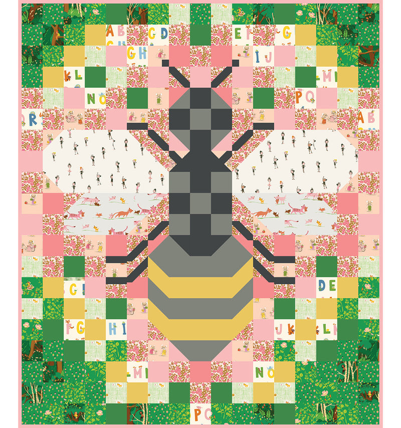 The Bee II Free Quilt Pattern by Josie Kate Snyder