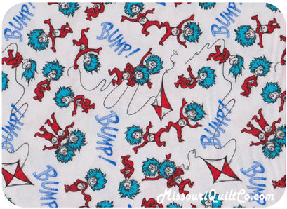 The Cat In The Hat Flannel BRIGHT from Robert Kaufman