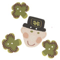Wooly Trees Button Pack - March St. Patrick's