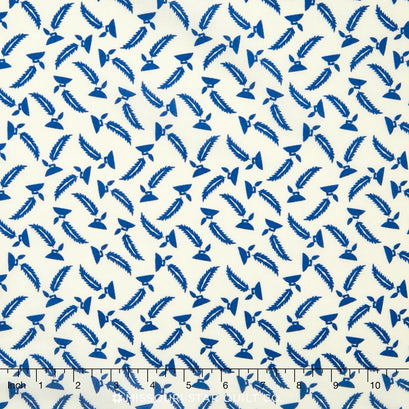 World Piece - Wide Feather Cream Yardage