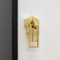 Zipper Pull Cabinet Pull- Polished Brass