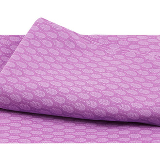 Grape Crush - Art Deco Feathers Lightest Purple 3 Yard Cut