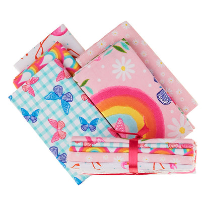 Flamingo Garden Favorites 5 Piece Fat Quarter Bundle