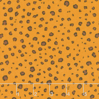 Leafy Keen - Spots Butterscotch Yardage