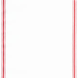 Toweling Basics - Skinny Stripe White Red Yardage Primary Image