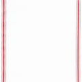 Toweling Basics - Skinny Stripe White Red Yardage Primary Image
