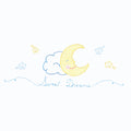 Sweet Dreams Embroidery Child Pillowcase