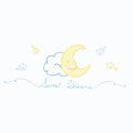 Sweet Dreams Embroidery Child Pillowcase Alternative View #1