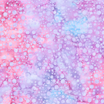 Roundabout Batiks - Dots Plum Yardage