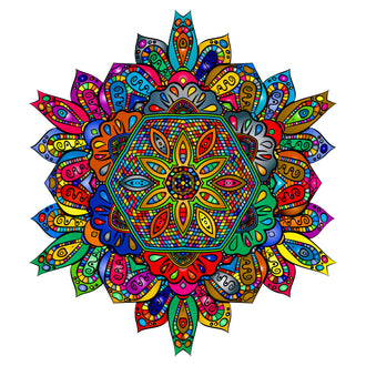 Mandala Wood Puzzle