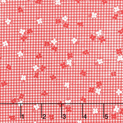 Stitch - Houndstooth Cayenne Yardage
