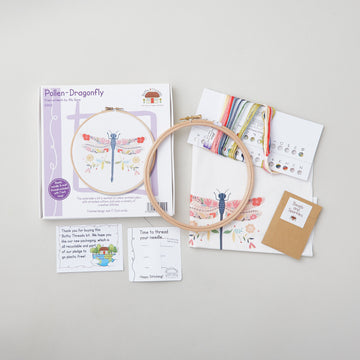 Pollen Dragonfly Embroidery Kit Alternative View #1