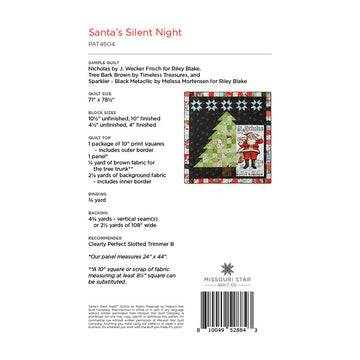 Digital Download -Santa's Silent Night Quilt Pattern by Missouri Star Alternative View #1