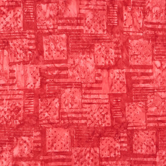 Tonga Batiks - Valor USA Flags Red Yardage