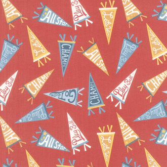 All Star - Pennant Party Rust Yardage
