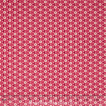 Soho Calicos - Pinks Circle Knot Rose Yardage