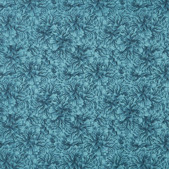 Midnight Garden - Petal Texture Teal Yardage