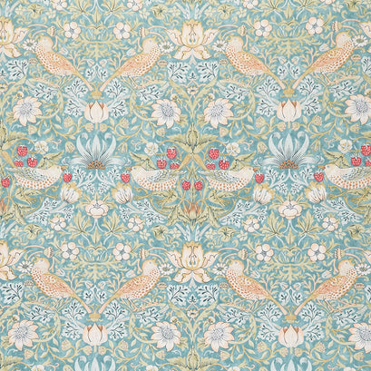 The Original Morris & Co. - Strawberry Thief Aqua Yardage