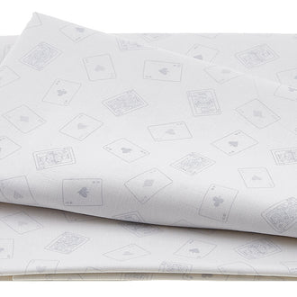 Spaced Out - Playing Cards Light Gray 2 Yard Cut