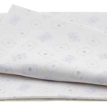 Spaced Out - Playing Cards Light Gray 2 Yard Cut