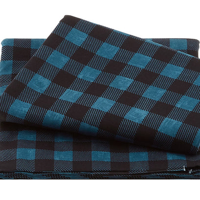 Lake Adventure - Buffalo Plaid Blue 3 Yard Cut